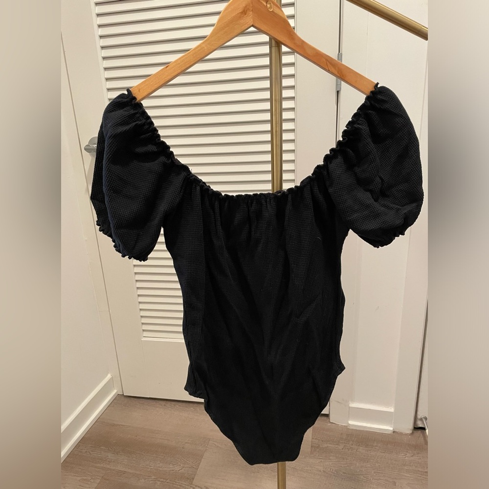 Topshop Bodysuit Size 8-10 Black